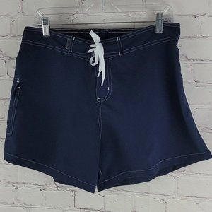 Raya Sun Navy Blue Beach Shorts Size Small